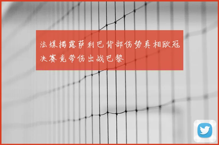 法媒揭露萨利巴背部伤势真相欧冠决赛竟带伤出战巴黎
